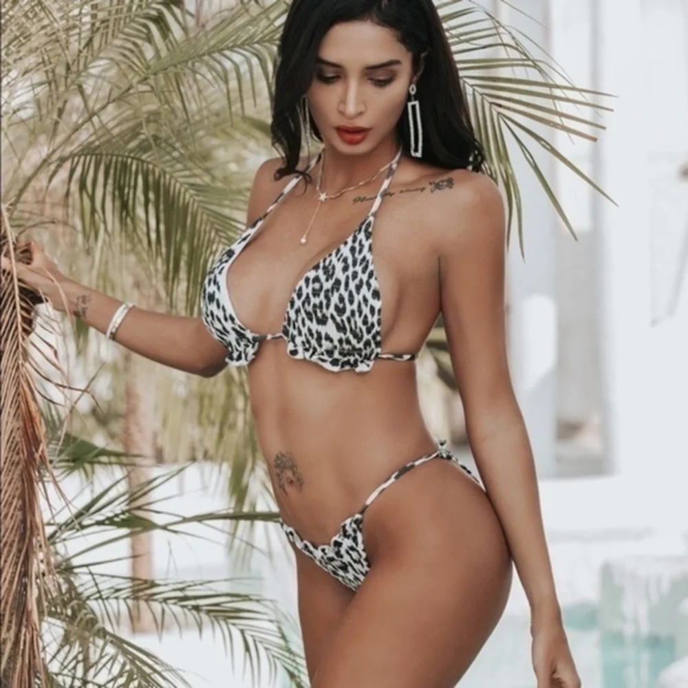 NEW!! 👙 Cheetah Print Two Piece Bikini Set